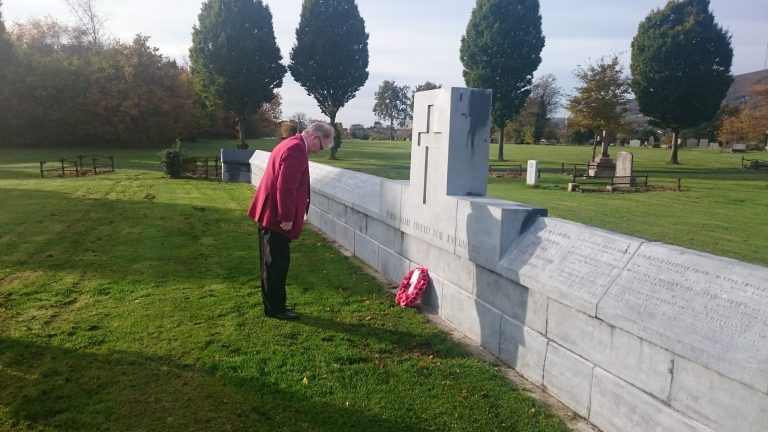 1st Shankill Somme Association Pays Tribute at City Cemetery 2016