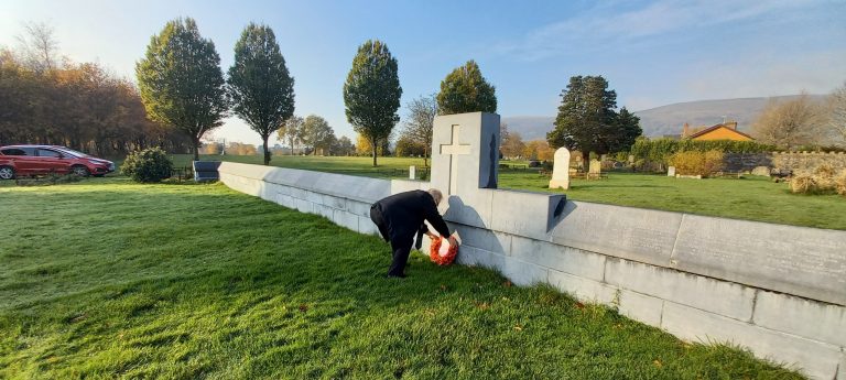 Commemorative Gathering Marks Remembrance Sunday at City Cemetery, Belfast 2020