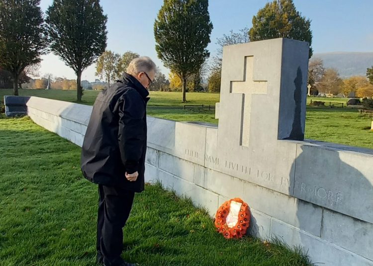 Commemorative Gathering Marks Remembrance Sunday at City Cemetery, Belfast 2020