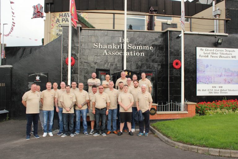 Shankill Somme Association Commemorates 36th Ulster Division In France 2018