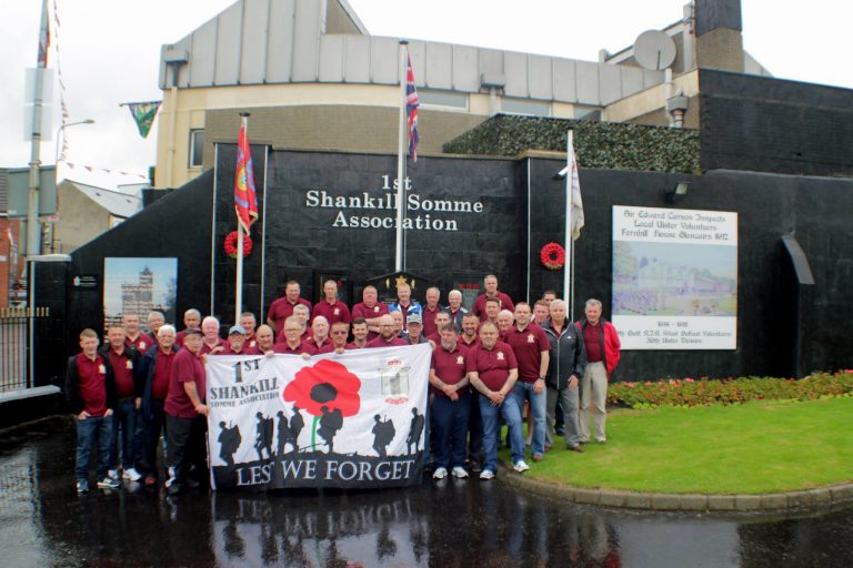 Shankill Somme Commemorates 100th Anniversary of the Battle of the Somme with Solemn Journey to France 2016